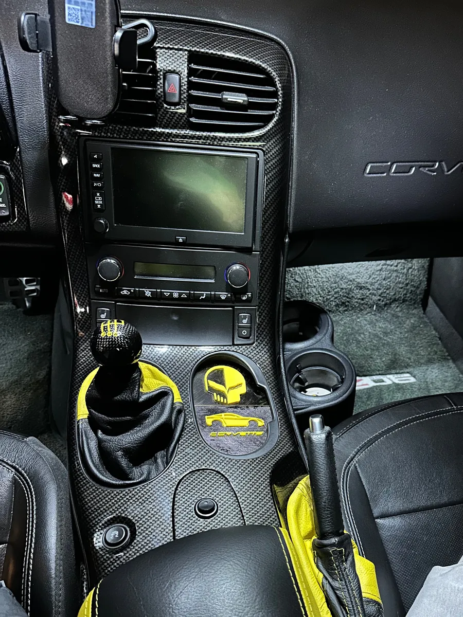 C6 Corvette Getränkehalter Abdeckung | Mittelkonsole Upgrade