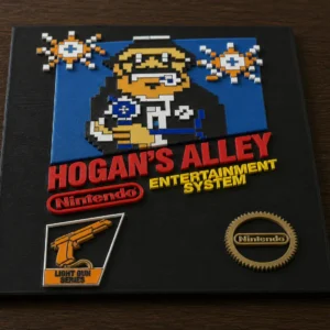 Hogan's Alley Nintendo Cover | Retro Gaming Wanddeko