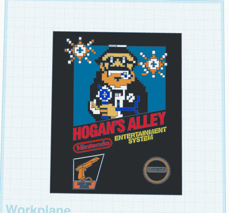 Hogan's Alley Nintendo Cover | Retro Gaming Wanddeko - image3 Hogan's Alley Nintendo Cover | Retro Gaming Wanddeko – Bild 3