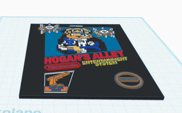 Hogan's Alley Nintendo Cover | Retro Gaming Wanddeko - image4 Hogan's Alley Nintendo Cover | Retro Gaming Wanddeko – Bild 4