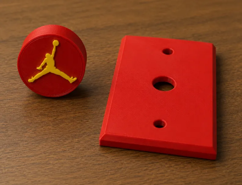 Michael Jordan Drehknopf | Dimmer-Abdeckung für Basketball-Fans