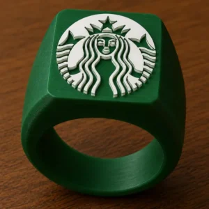 Starbucks Ring | Kaffeeliebhaber Accessoire & Fankunst
