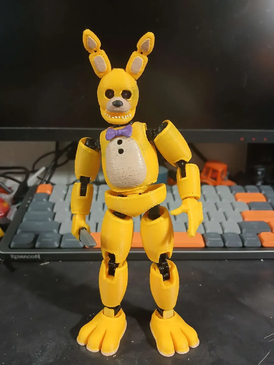 SpringBonnie Actionfigur | FNAF Sammlerstück DIY-Rohling