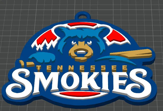 Tennessee Smokies Fan-Kette | Baseball Sammlerstück Anhänger - image3 Tennessee Smokies Fan-Kette | Baseball Sammlerstück Anhänger – Bild 3