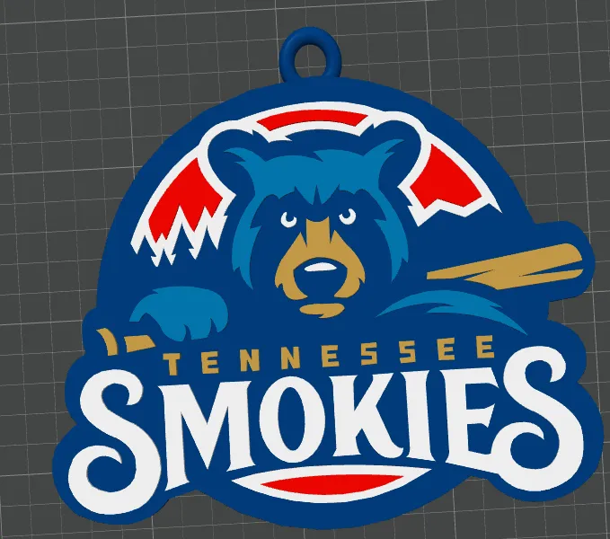 Tennessee Smokies Fan-Kette | Baseball Sammlerstück Anhänger - image4 Tennessee Smokies Fan-Kette | Baseball Sammlerstück Anhänger – Bild 4