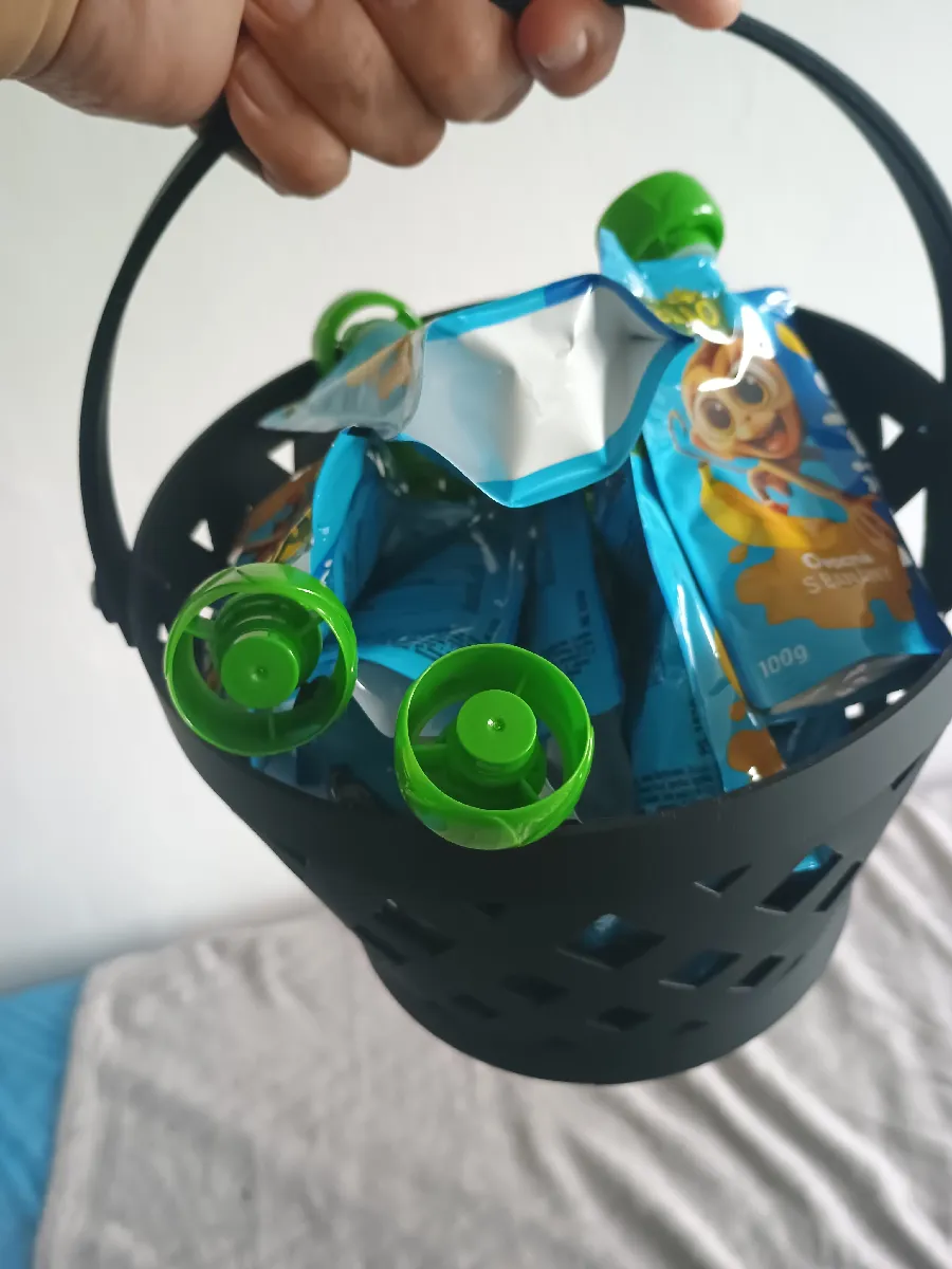 Kinder-Spielzeugkorb mit Griff | Robuster Aufbewahrungskorb
