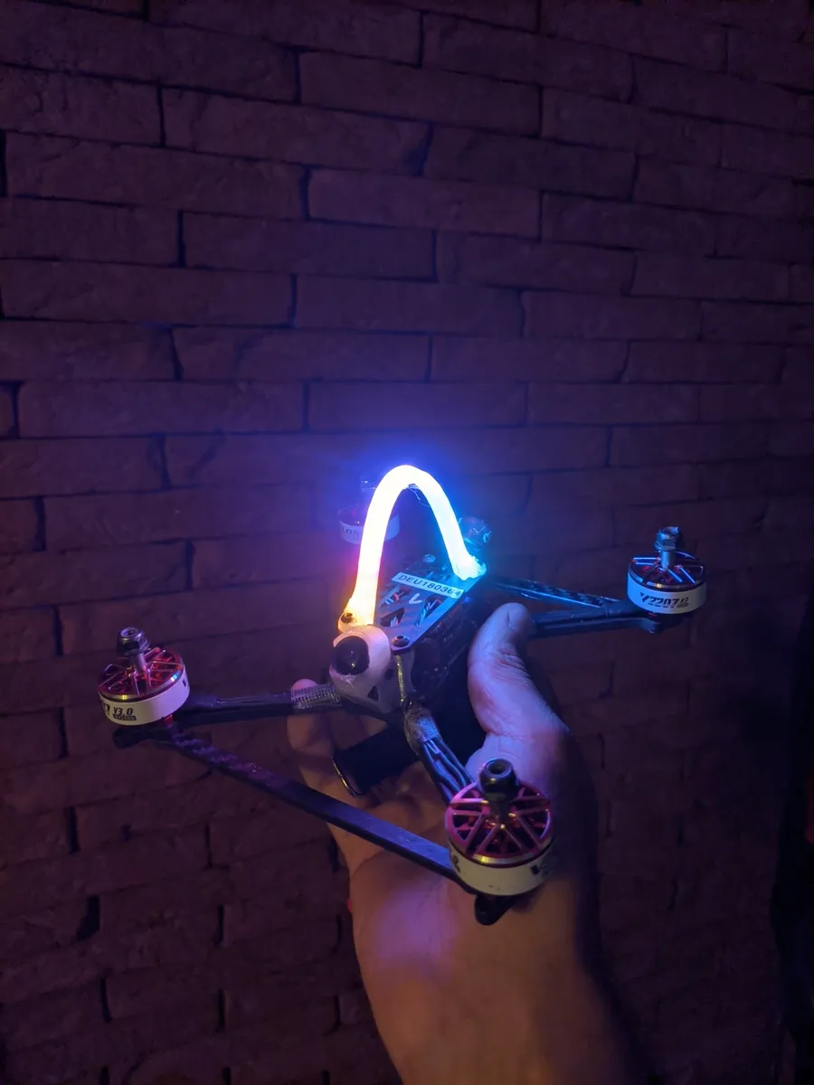 LED Turtle Arch FPV | Robuster Drohnen-Schutzbogen