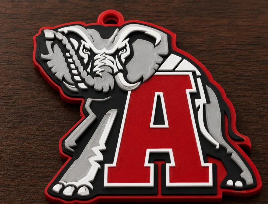 Alabama Crimson Tide Fan-Kette | Oversized Anhänger für Fans