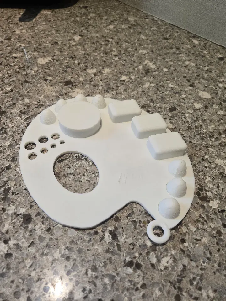 Ergonomische Künstlerpalette | Mischpalette für Malerei