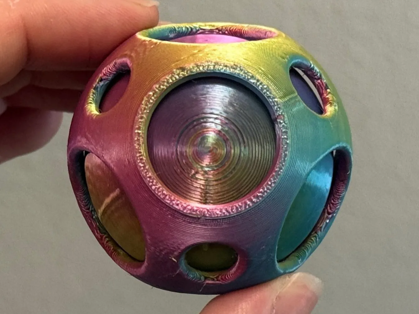 Fidget Sphere in Sphere | Taktiles Kreisel-Spielzeug