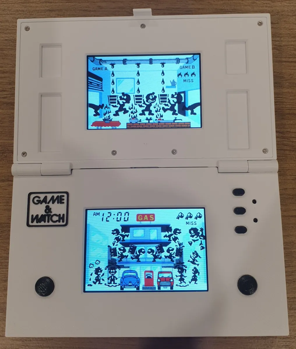 Retro Handheld Konsole Multi Screen | Game & Watch ESP32