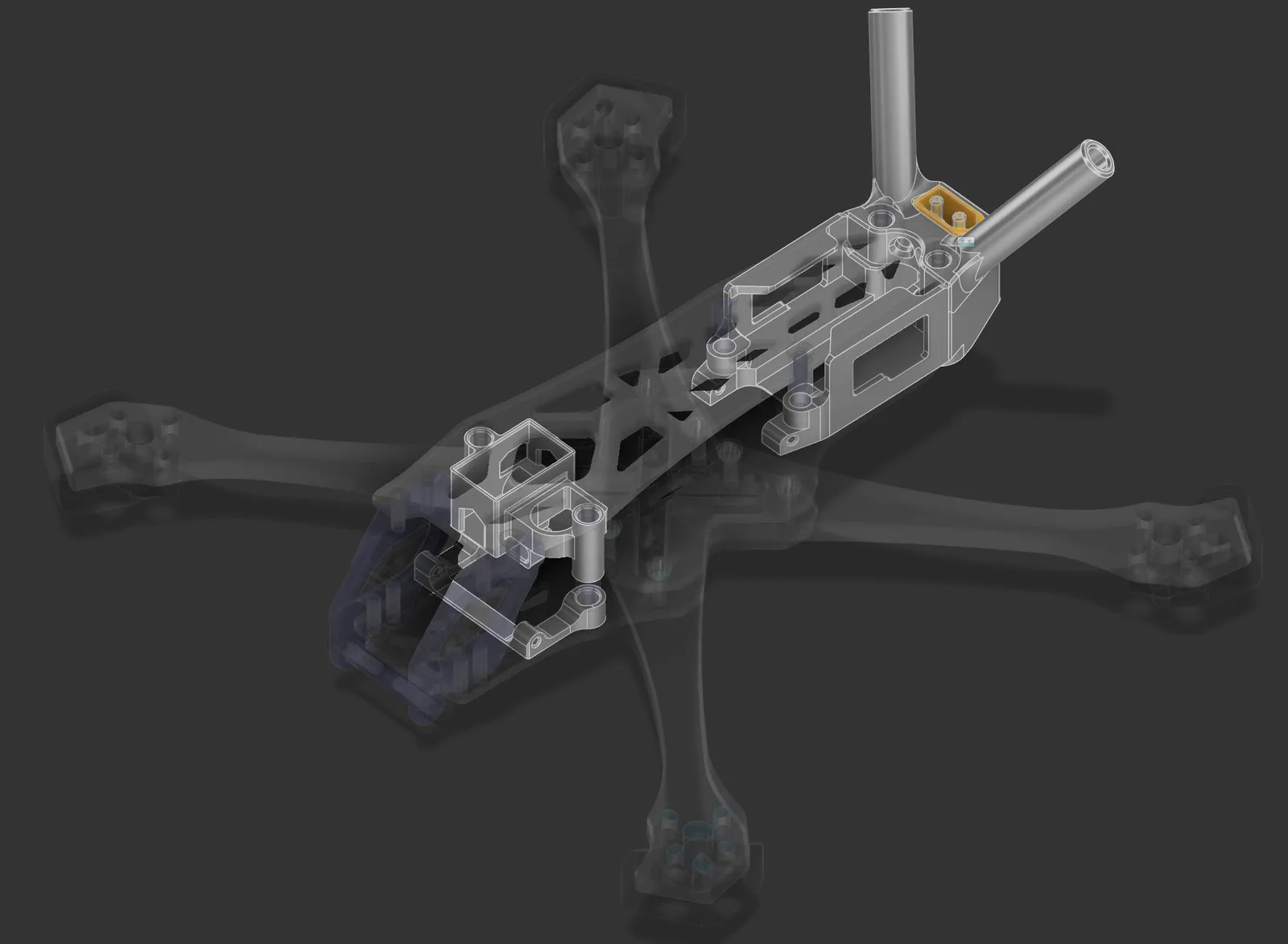 EXEN Orca TPU Mount Set | FPV Drohnen Zubehör