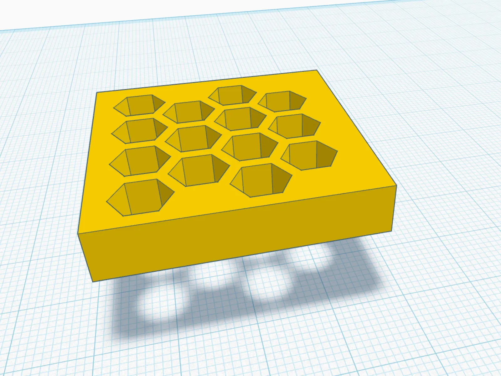 Gridfinity Bit-Halter 1x1 | Hexagonal Organizer für 6.35mm Bits
