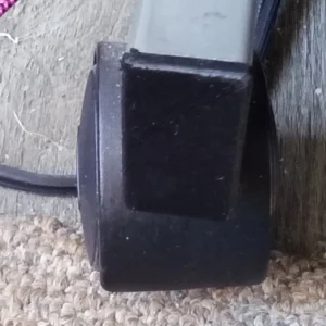 Rechteckige Endkappe 18x38mm | Robuster Rohrabschluss