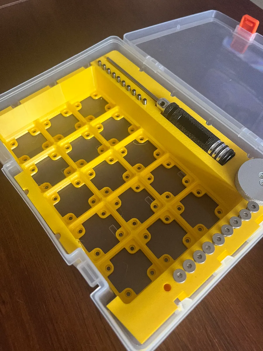 Carvera CNC Toolkit Organizer | Gridfinity Werkstatt-Einsatz