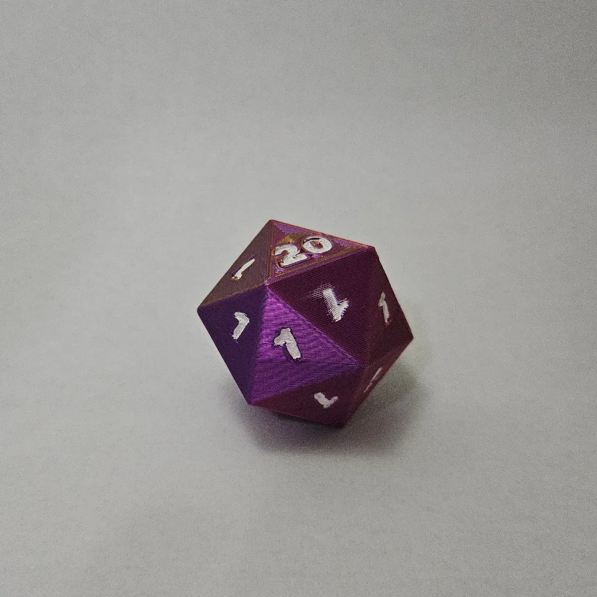 Pechvogel D20 Würfel | Lustiger Tabletop Scherzwürfel