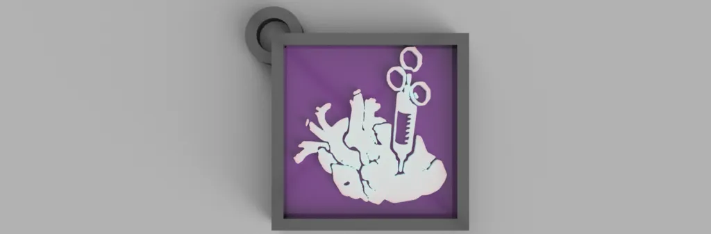Adrenaline Charm Anhänger | Dead by Daylight Fankunst