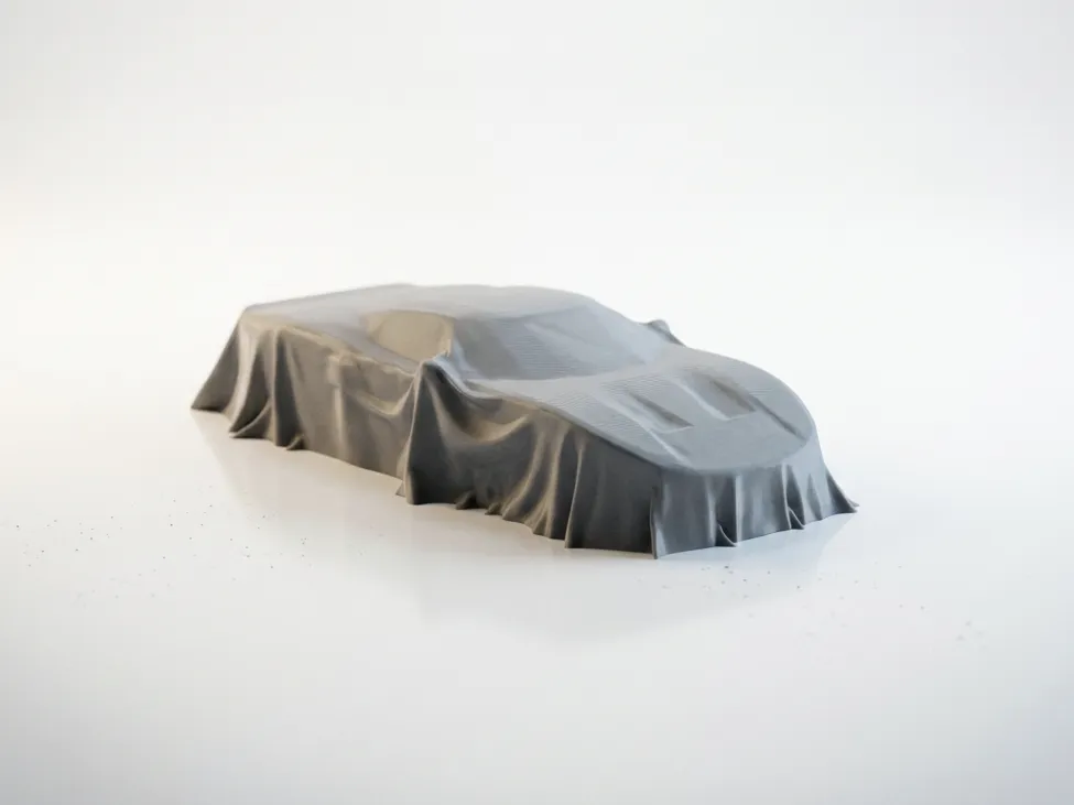 Ford GT Supercar Reveal Figur | 3D-Druck Sammlerstück