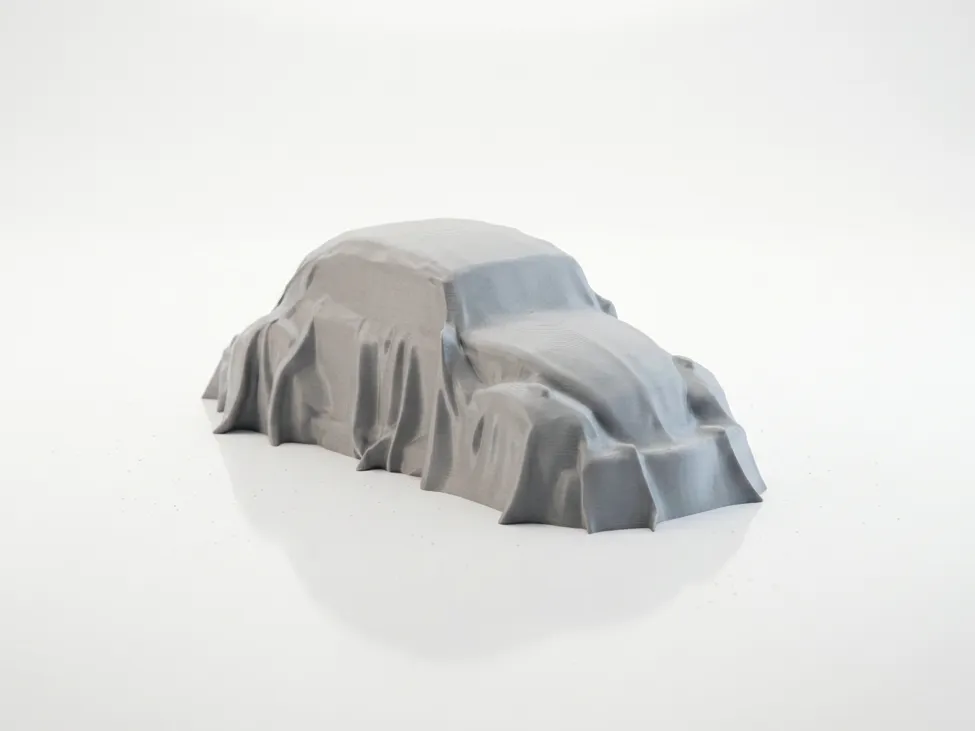 VW New Beetle Reveal Figur | Automodell Sammlerstück