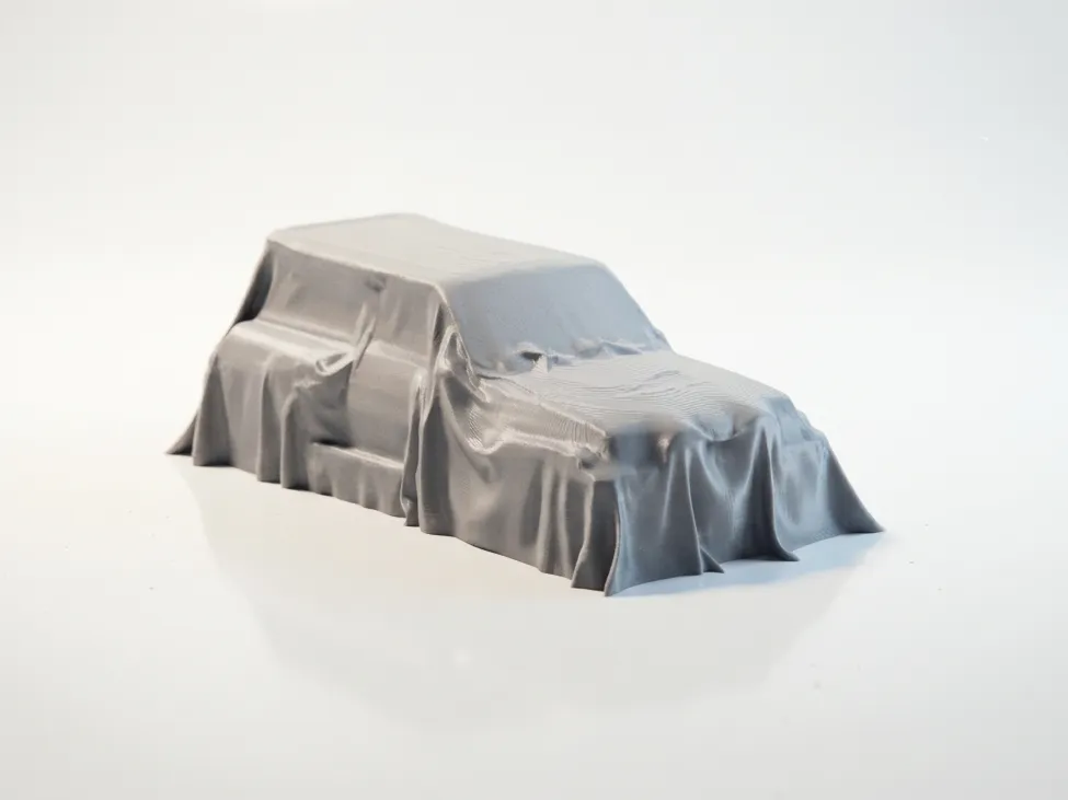 Renault 5 Reveal Modell | 3D-Druck Sammlerfigur