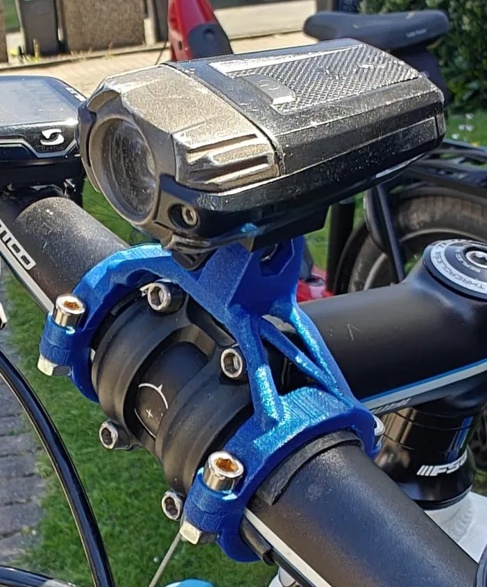 Fahrradlampen-Halterung Organisch | Moon Meteor Ersatzteil