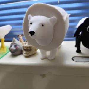 Eisbär Toilettenpapierhalter | Lustige Bad-Deko & Organizer