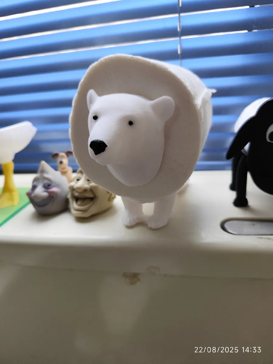 Eisbär Toilettenpapierhalter | Lustige Bad-Deko & Organizer