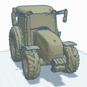 New Holland Traktor Modell | 3D-Druck Sammlerfigur
