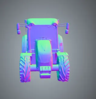 New Holland Traktor Modell | 3D-Druck Sammlerfigur - image4 New Holland Traktor Modell | 3D-Druck Sammlerfigur – Bild 4