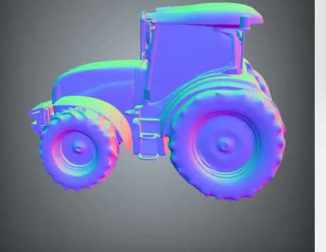 New Holland Traktor Modell | 3D-Druck Sammlerfigur - image5 New Holland Traktor Modell | 3D-Druck Sammlerfigur – Bild 5