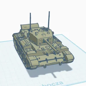 Cromwell Panzer Modell | Britischer Panzer DIY-Rohling