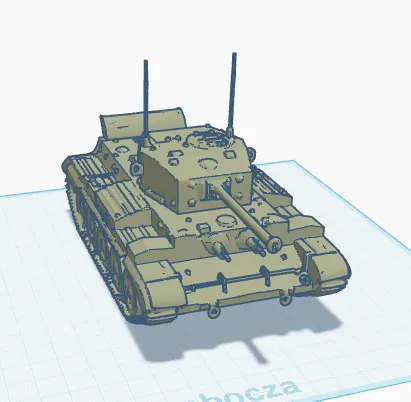 Cromwell Panzer Modell | Britischer Panzer DIY-Rohling