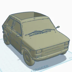 Fiat 126 Miniatur Modell | Retro Auto Deko & Sammlerstück