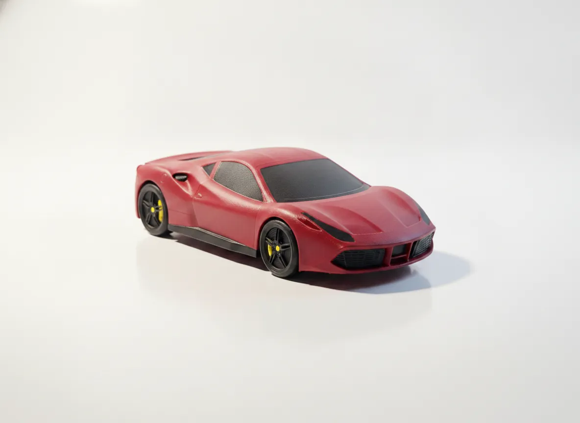 Ferrari GT 488 Modellauto | 3D-Druck Sammlerfigur