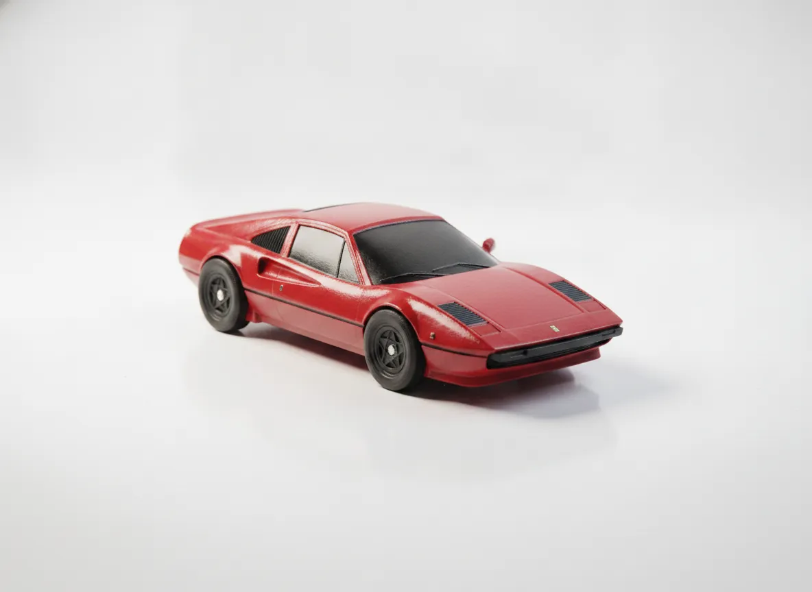 Ferrari 308 GTB Automodell | Klassischer Sportwagen Rohling
