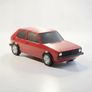 VW Golf Mk1 Modellauto | 3D-Druck Sammlerstück Retro