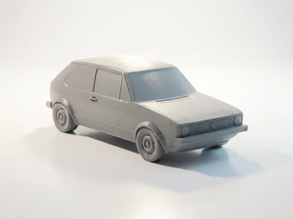 VW Golf Mk1 Modellauto | 3D-Druck Sammlerstück Retro - image3 VW Golf Mk1 Modellauto | 3D-Druck Sammlerstück Retro – Bild 3