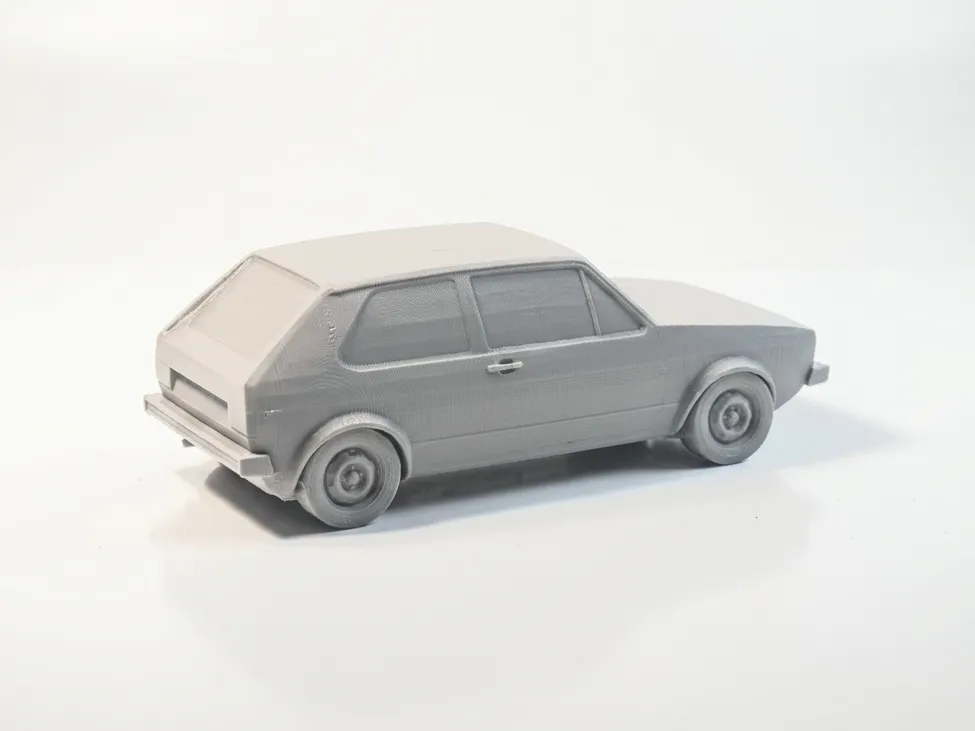 VW Golf Mk1 Modellauto | 3D-Druck Sammlerstück Retro - image5 VW Golf Mk1 Modellauto | 3D-Druck Sammlerstück Retro – Bild 5