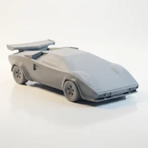 Lamborghini Countach 5000 QV Miniatur | 80er Sportwagen Deko