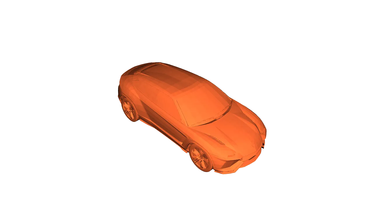 Lamborghini Urus Modellauto | 3D-Druck Sammlerfigur - image2 Lamborghini Urus Modellauto | 3D-Druck Sammlerfigur – Bild 2
