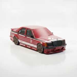Mercedes-Benz 190E Miniatur | 3D-Druck Sammlerfigur
