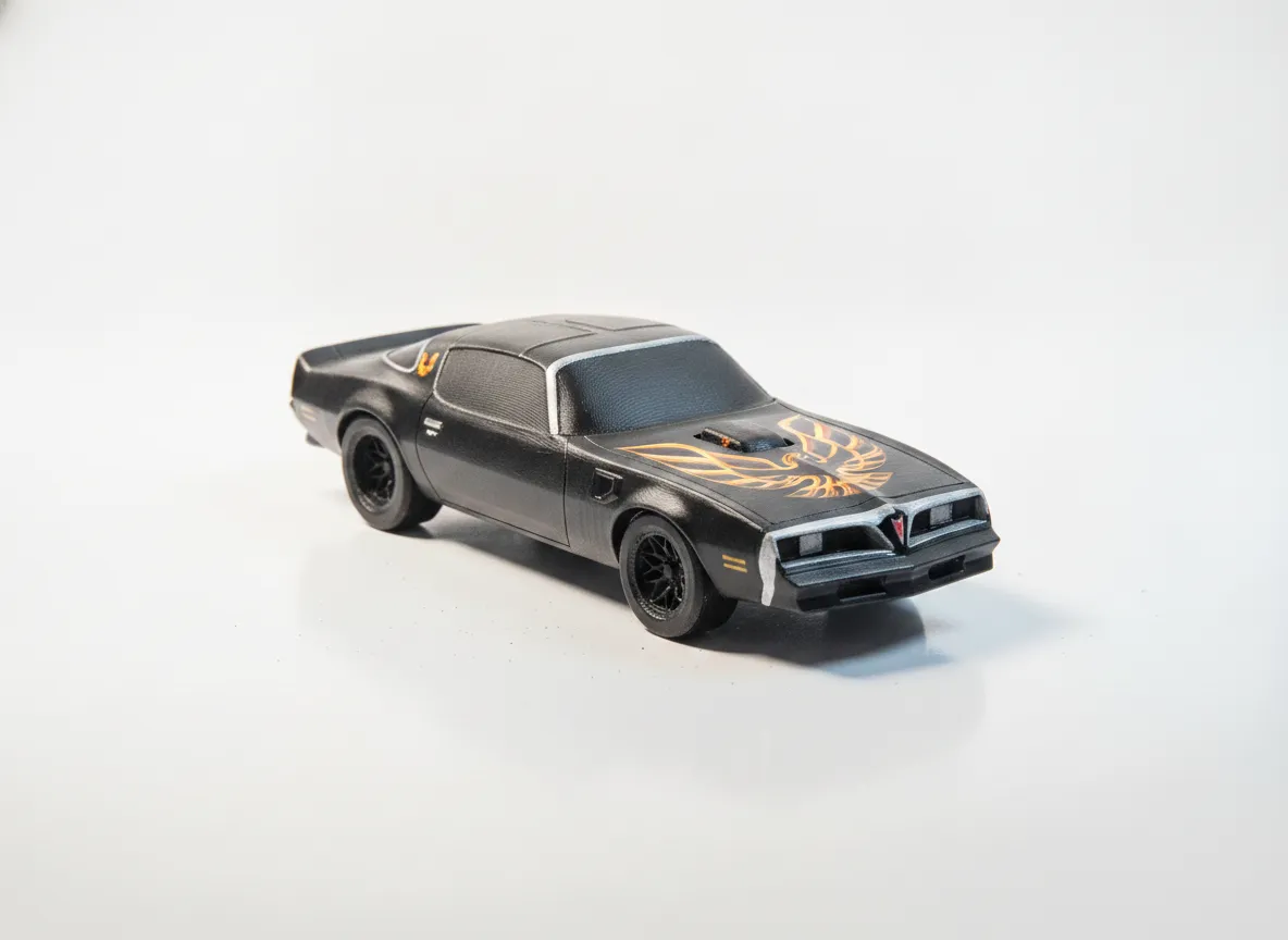 Pontiac Trans Am Miniatur | 3D-Druck Modellauto DIY