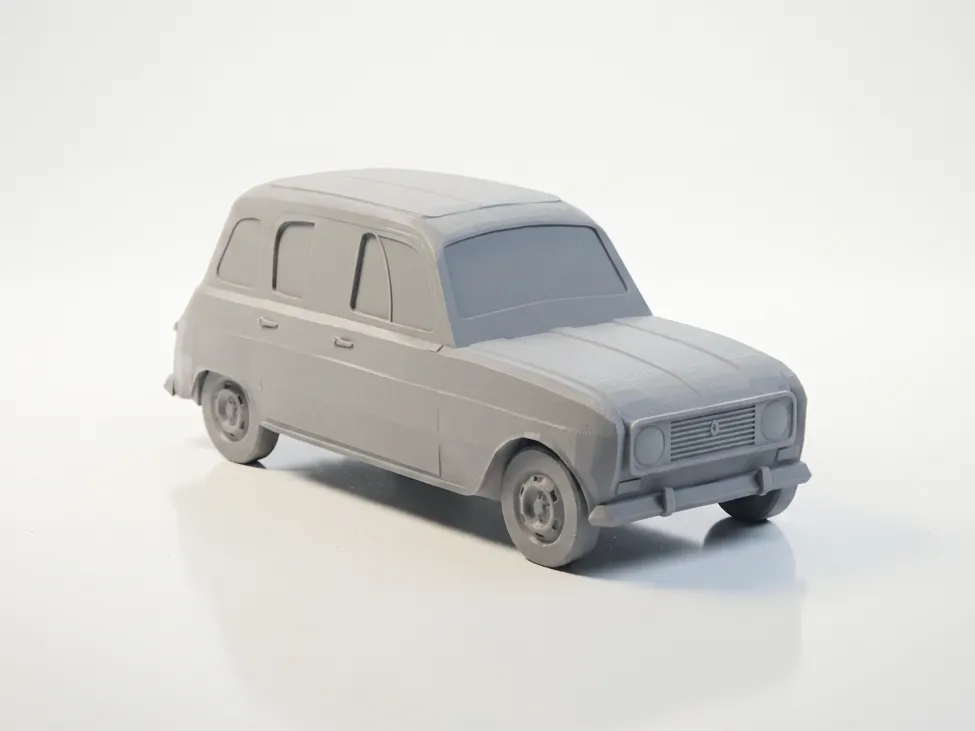 Renault 4L Miniatur | 3D-gedrucktes Retro-Automodell - image3 Renault 4L Miniatur | 3D-gedrucktes Retro-Automodell – Bild 3