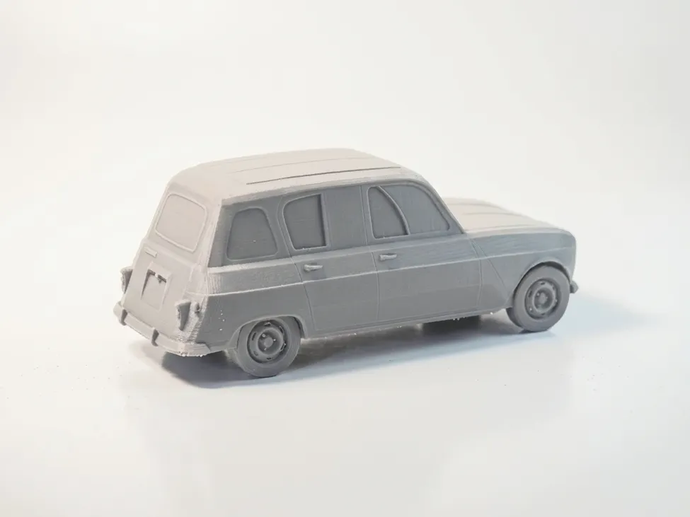 Renault 4L Miniatur | 3D-gedrucktes Retro-Automodell - image5 Renault 4L Miniatur | 3D-gedrucktes Retro-Automodell – Bild 5