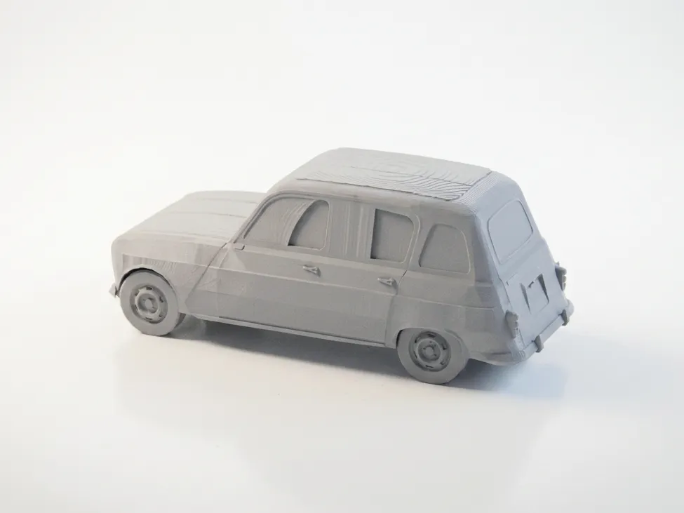 Renault 4L Miniatur | 3D-gedrucktes Retro-Automodell - image6 Renault 4L Miniatur | 3D-gedrucktes Retro-Automodell – Bild 6