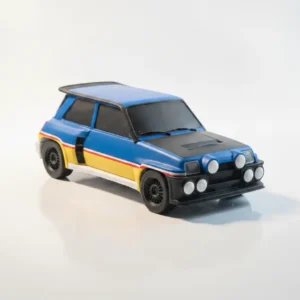 Renault 5 Rallye Edition Modell | 3D-Druck Sammlerstück