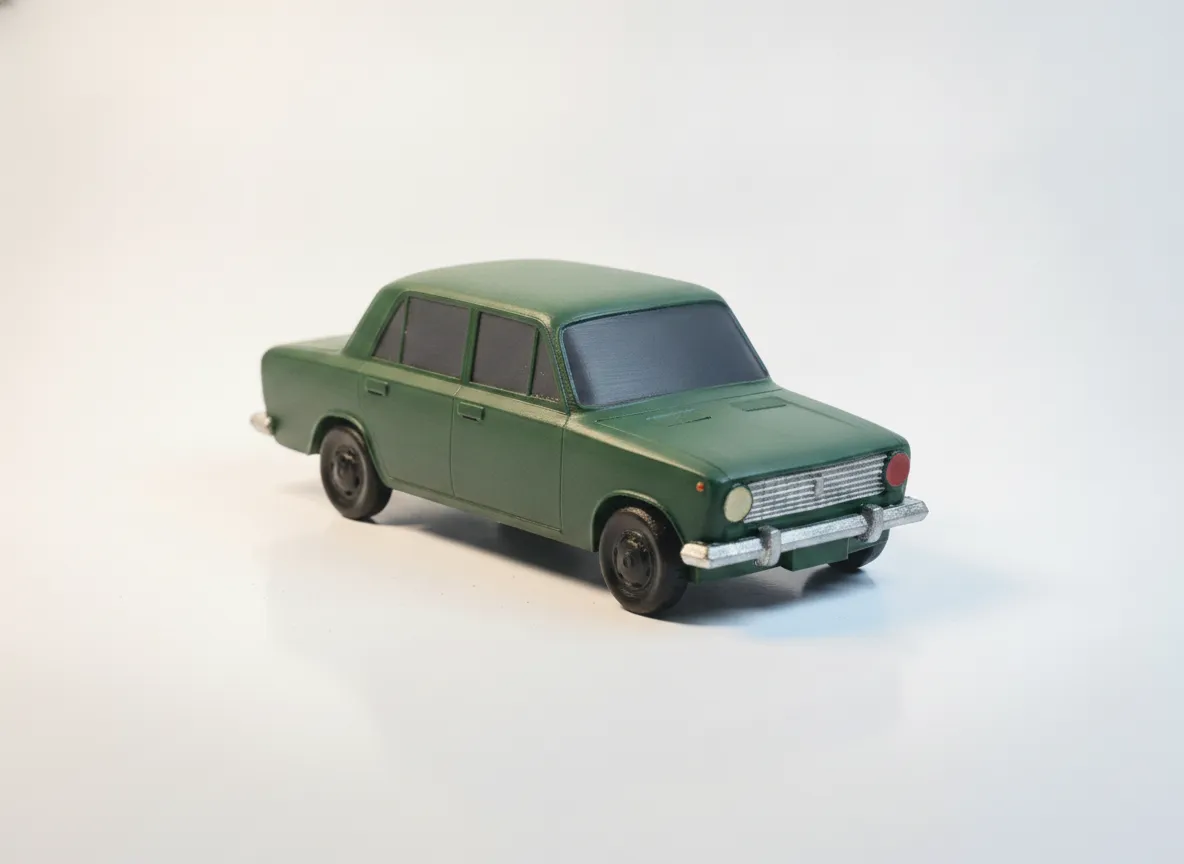 Lada 2101 Miniatur | 3D-gedrucktes Retro Automodell