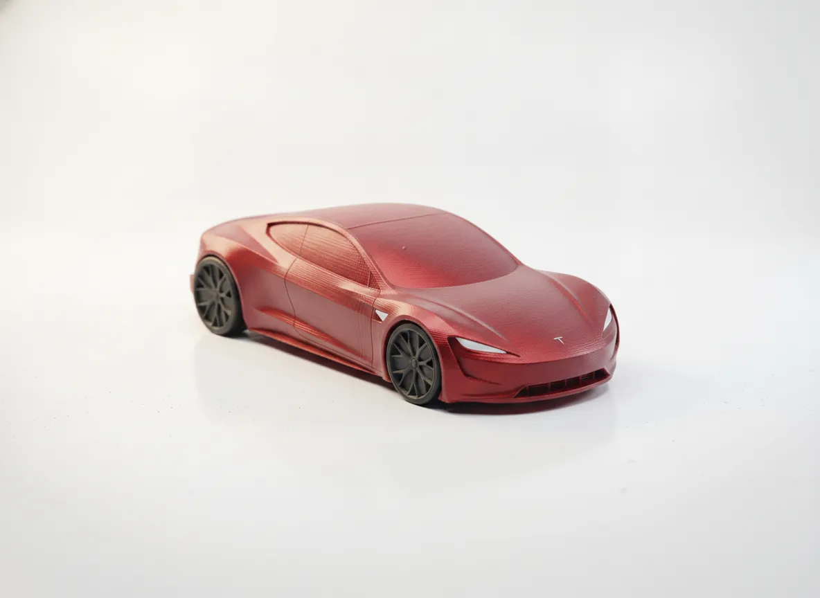 Tesla Roadster 2020 Modell | 3D-Druck Sammlerfigur
