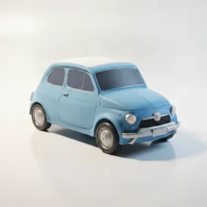 Vintage Fiat 500 Modellauto | Klassischer Oldtimer Sammlerstück