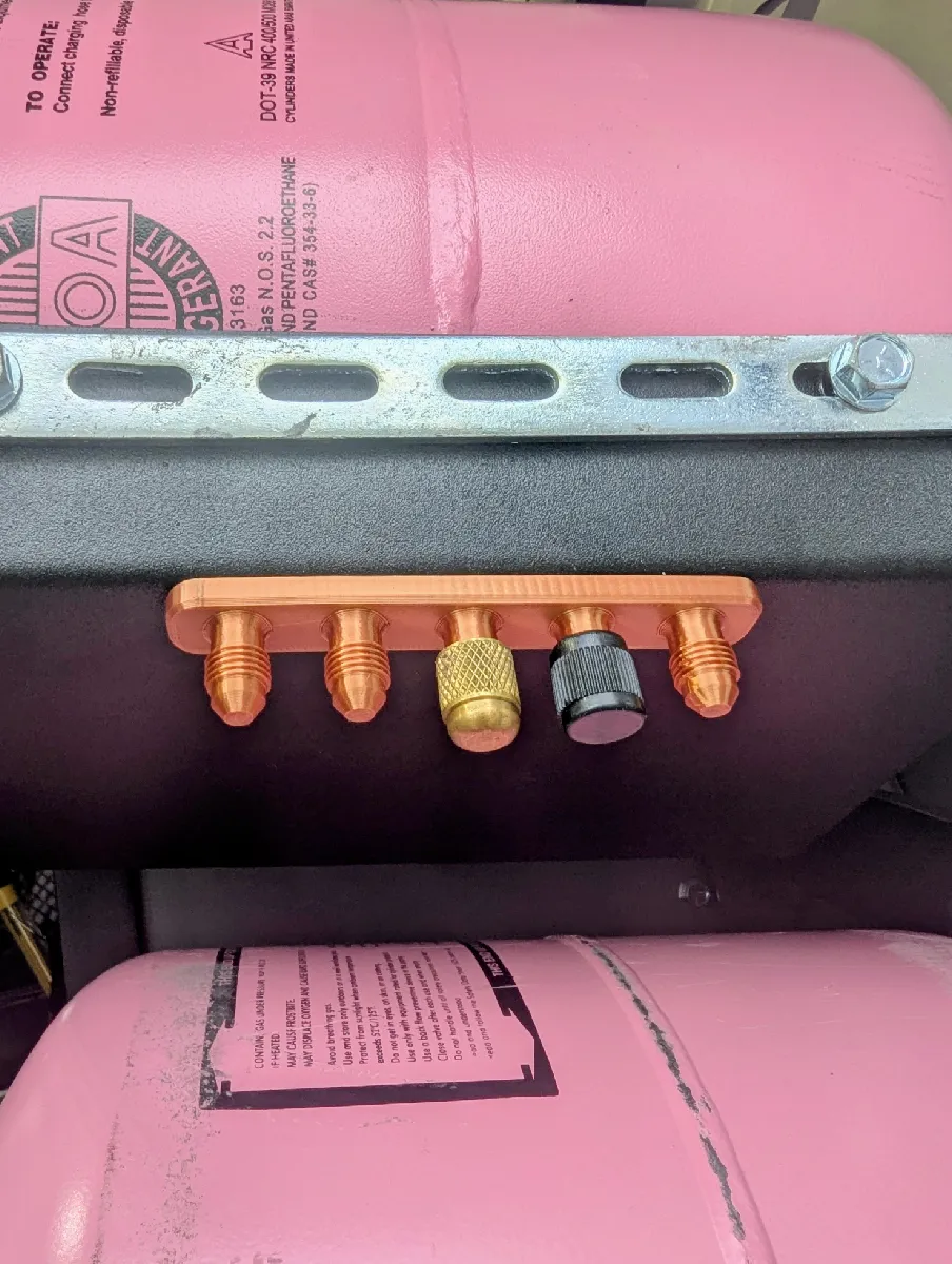 Magnetischer Schrader-Kappen-Halter für Kältetechnik